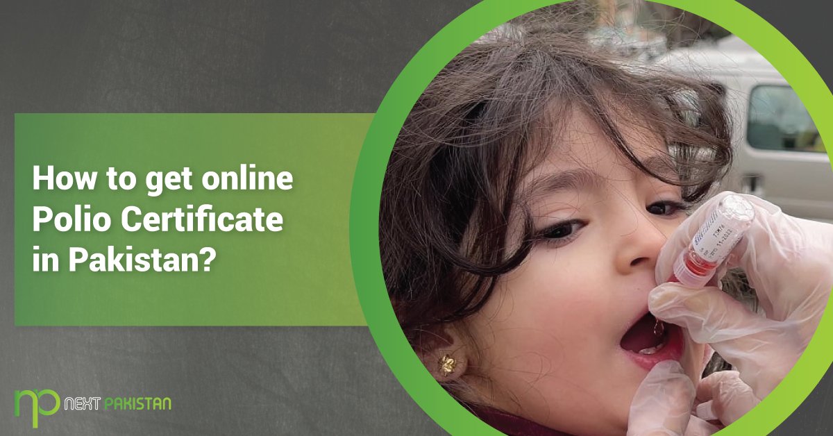 How to apply for online polio certificate